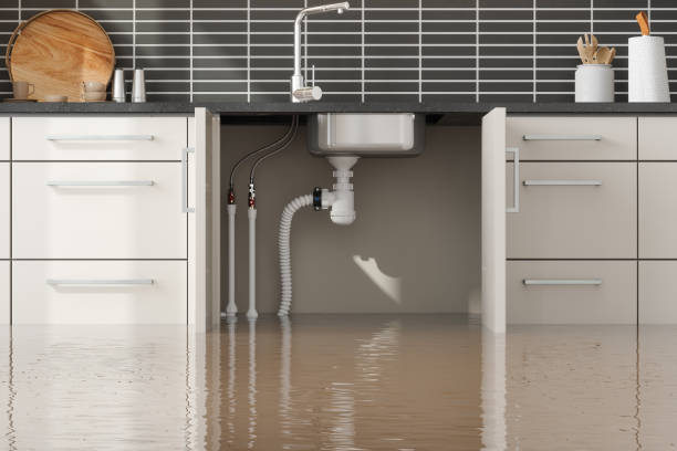 Water damage restoration process in PA
